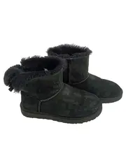 Vorschaubild 1 von Mini Bailey Bow Damen Stiefel Schwarz Gr. 39 Lammfell Boots