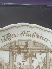 Vorschaubild 3 von Sammelteller Der Flaschner Porzellan Braun 20cm