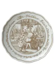 Vorschaubild 1 von Sammelteller Der Flaschner Porzellan Braun 20cm