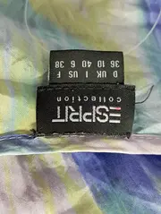 Vorschaubild 3 von Damen Seidenbluse Gr. 36/S Mehrfarbig Abstraktes Muster Casual Modern