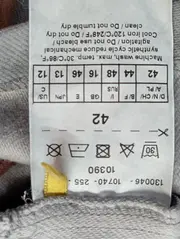 Vorschaubild 4 von Damen Leichte Jacke Gr. 42/XL Grau Klassisch Elegant