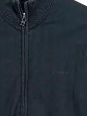 Vorschaubild 4 von Herren Strickjacke Schwarz M Langarm Reißverschluss Casual Baumwolle