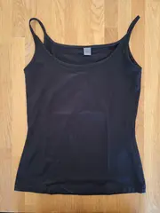 Vorschaubild 2 von Damen Top Gr. 34/XS Schwarz Basic Spaghettiträger