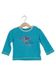 Vorschaubild 1 von Baby Langarmshirt Gr. 80 Türkis Papagei Pirat Motiv Jungen
