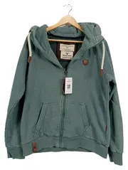 Vorschaubild 1 von Damen Kapuzenjacke Sweatjacke Petrol Einheitsgröße Casual Hoodie