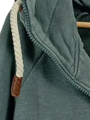 Vorschaubild 3 von Damen Kapuzenjacke Sweatjacke Petrol Einheitsgröße Casual Hoodie
