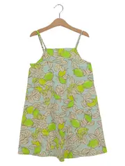 Vorschaubild 1 von Kinder Sommerkleid Zitronenmuster Gr. 128 Mehrfarbig