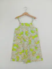 Vorschaubild 2 von Kinder Sommerkleid Zitronenmuster Gr. 128 Mehrfarbig