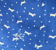 Vorschaubild 6 von Damen Top Ärmellos Dackel Stickerei Blau Gr. S