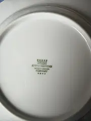 Vorschaubild 3 von Suppenteller tief Ornamentrand Weiß Porzellan 22cm
