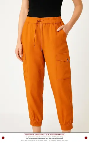 RICH & ROYAL Stoffhose