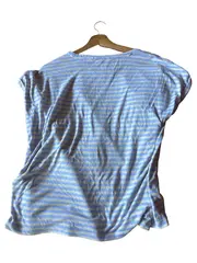 Vorschaubild 2 von Damen T-Shirt gestreift Kurzarm Mehrfarbig Gr. 42