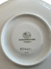 Vorschaubild 4 von Unterteller Porzellan Weiß Geometrisch Elegant 14cm