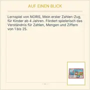 Vorschaubild 4 von Mein erster Zahlen-Zug Lernspiel Mathematik Zählen Ziffern ab 4