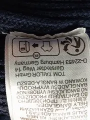 Vorschaubild 6 von Damen Pullover Gr. 36/S Blau Casual Strick V-Ausschnitt