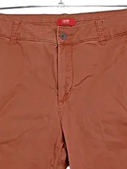 Vorschaubild 2 von Damen Stoffhose Chino Braun Gr. W24/32/XXS Baumwolle Casual