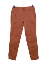 Vorschaubild 1 von Damen Stoffhose Chino Braun Gr. W24/32/XXS Baumwolle Casual