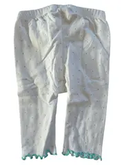 Vorschaubild 2 von Baby Mädchen Leggings Hose Gr. 62 Weiß Punkte Türkis
