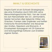 Vorschaubild 3 von Empire Earth PC Strategiespiel Sierra Entertainment Echtzeit-Strategie