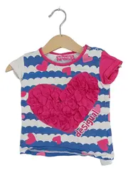Vorschaubild 1 von Kinder T-Shirt Herz Muster Gr. 80 Baumwolle Farbenfroh