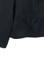 Vorschaubild 2 von Damen Business Blazer Gr. 42 Schwarz Polyester Elasthan