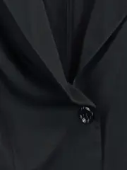 Vorschaubild 3 von Damen Business Blazer Gr. 42 Schwarz Polyester Elasthan