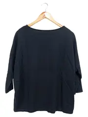 Vorschaubild 2 von Damen Langarmshirt Gr. 36/S Schwarz Klassisch Minimalistisch