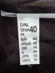 Vorschaubild 4 von Damen Steppjacke Gr. 40/M Braun Kariert Klassisch Elegant