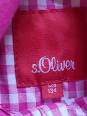 Vorschaubild 5 von Mädchen Regenjacke Gr. 128/134 Pink Weiß Kariert Kapuze