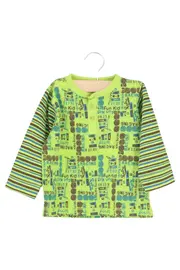 Vorschaubild 1 von Kinder Langarmshirt Gr. 80 Mehrfarbig Racing Streifen