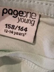 Vorschaubild 4 von T-Shirt Mädchen Grün Pferde Motiv Gr. 158 Baumwolle Kurzarm