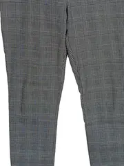 Vorschaubild 4 von Damen Anzughose Kariert Business Grau Größe 38 Slim Fit