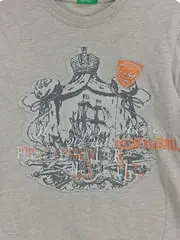 Vorschaubild 3 von T-Shirt Jungen Gr. 122 Grau Piraten Print