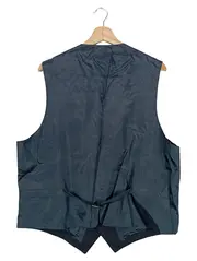 Vorschaubild 2 von Anzugweste Herren Gr. 44/XS Schwarz Elegant Business Schurwolle