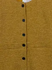 Vorschaubild 3 von Damen Etuikleid Gr. 36;S Gelb Casual Rüschen