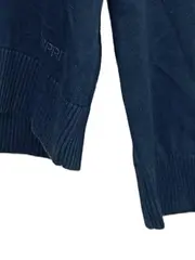 Vorschaubild 2 von Herren Pullover V-Ausschnitt Blau Baumwolle Gr. XXL Basic