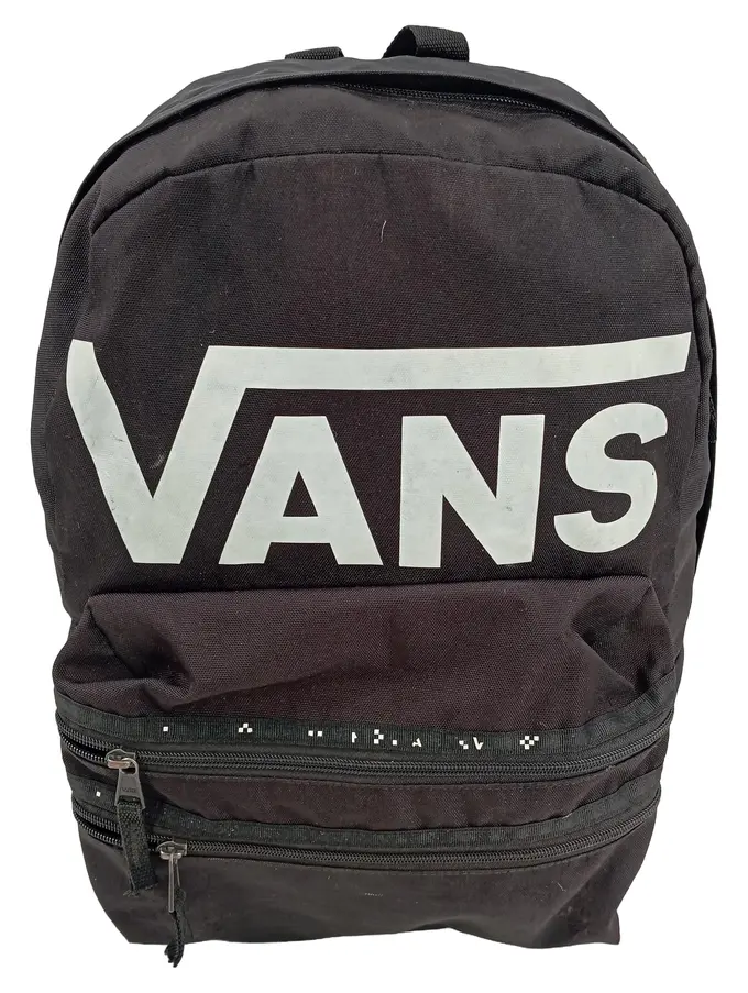 VANS Rucksack Schwarz Herren Logo-Print Casual 36x50cm