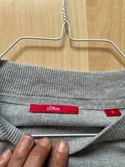 Vorschaubild 4 von Damen Pullover Gr. 36/S Grau Casual Strick 3/4-Arm