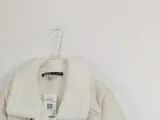 Vorschaubild 4 von Damen Lammfelljacke Bikerjacke Kunstfell Beige Gr. S