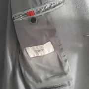 Vorschaubild 5 von Herren Sakko Gr. 48/M Grau Modern Business Blazer Jackett