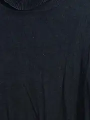 Vorschaubild 3 von Damen Rollkragenpullover Gr. 42/XL Schwarz Baumwolle Basic