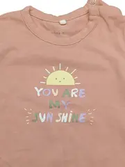 Vorschaubild 2 von Baby T-Shirt You Are My Sunshine Rosa Gr. 62 2-4 Monate