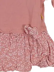 Vorschaubild 2 von Baby Body Mädchen Gr. 68 Rosa Blumenmuster Applikation