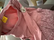 Vorschaubild 4 von Baby Body Mädchen Gr. 68 Rosa Blumenmuster Applikation