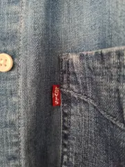 Vorschaubild 4 von Damen Jeanshemd Blau Gr. M Baumwolle Langarm Casual