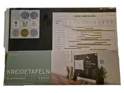 Vorschaubild 1 von Kühlschrankmagnet Kalender beschreibbar Uni Schwarz 50x35 cm