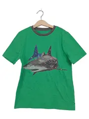 Vorschaubild 1 von Kids T-Shirt Hai Motiv Grün Gr. 140/146 Kurzarm Jungen