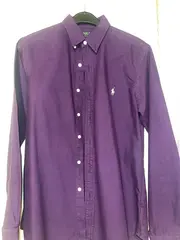 Vorschaubild 2 von Herren Hemd Slim Fit Lila Größe S Button-Down
