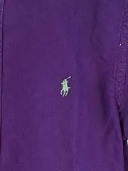 Vorschaubild 5 von Herren Hemd Slim Fit Lila Größe S Button-Down