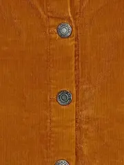 Vorschaubild 3 von Damen Cordrock A-Linienrock Minirock Gr. M Orange Retro